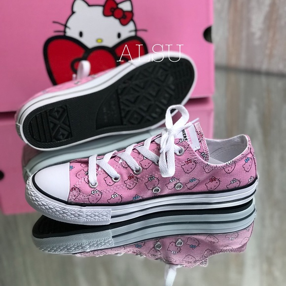 Conv&Hello Kitty Ctas Canvas Low Top Prism Pink W - Picture 3 of 8